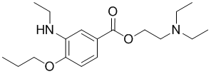 4-乙基氨基-4-丙氧基苯甲痠2-二乙氨基乙酯鹽痠鹽